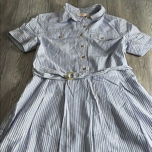 Tory Burch Blue and White Dress Casual